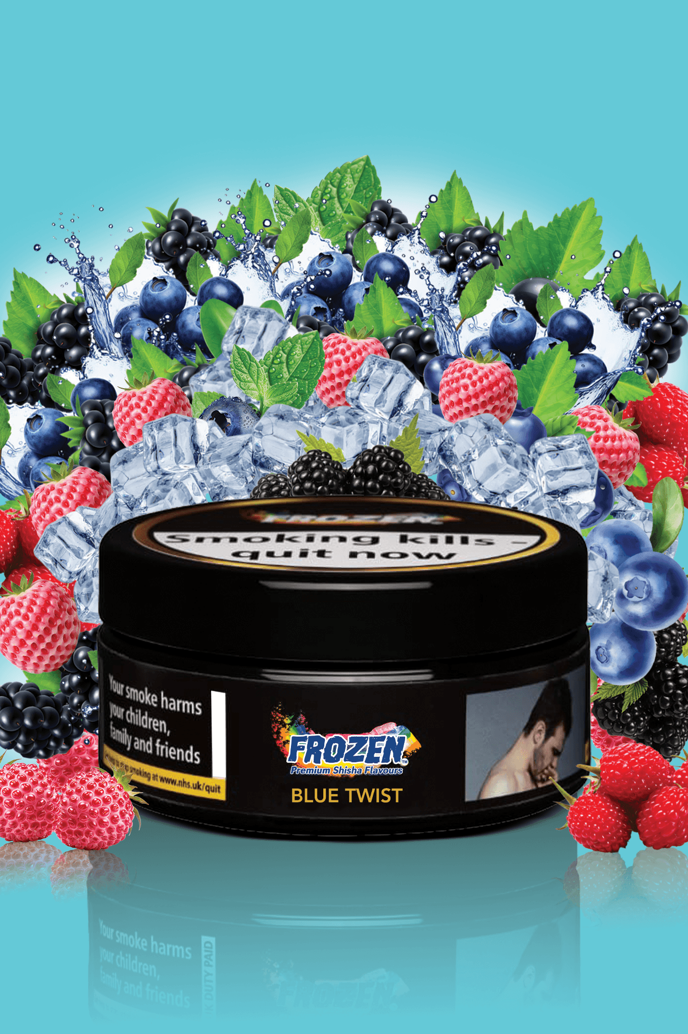 Frozen Blue Mist Twist Shisha Flavour - Shisha Shop