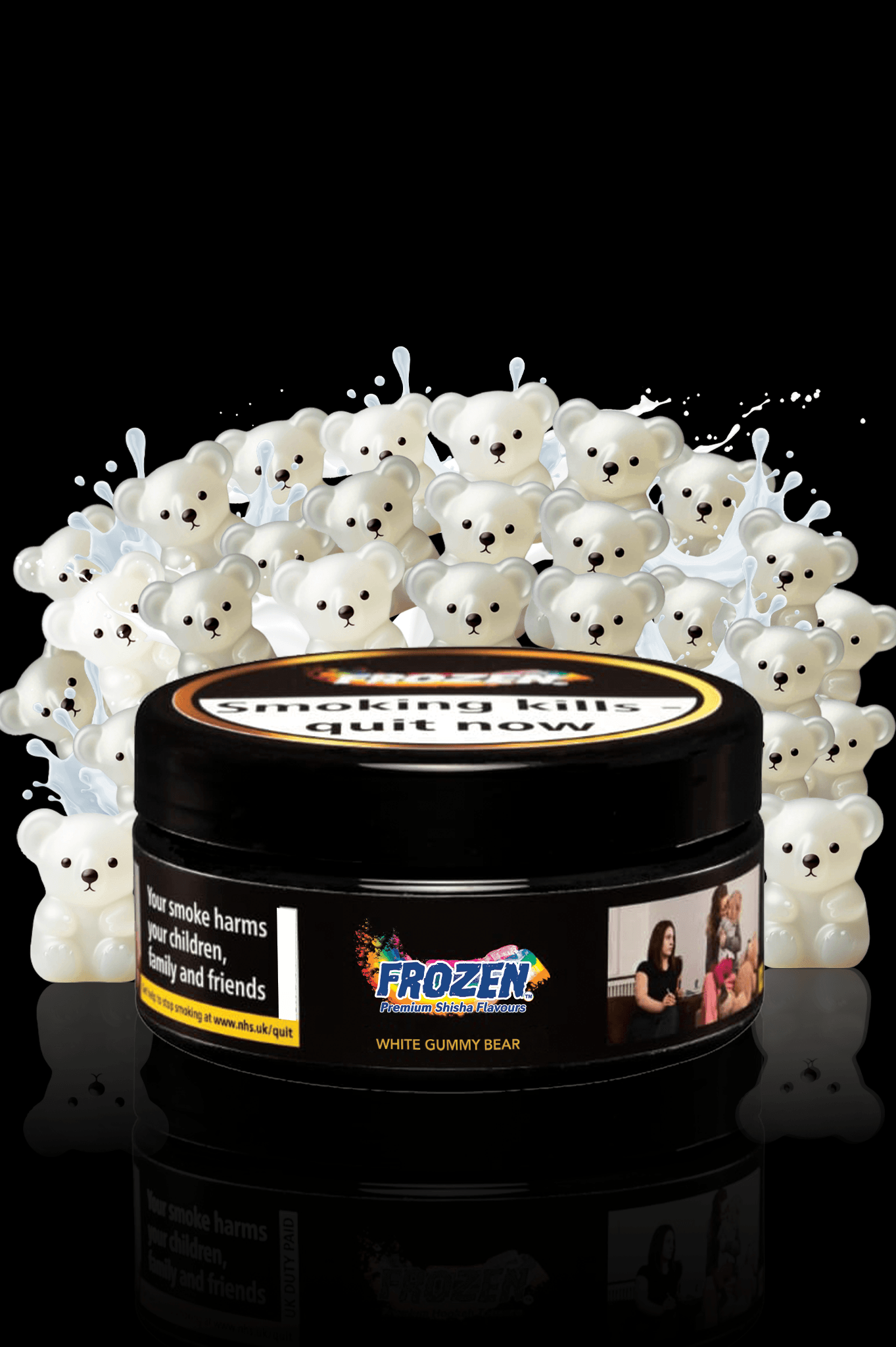 Frozen White Gummy Bear Shisha Flavour - Shisha Shop